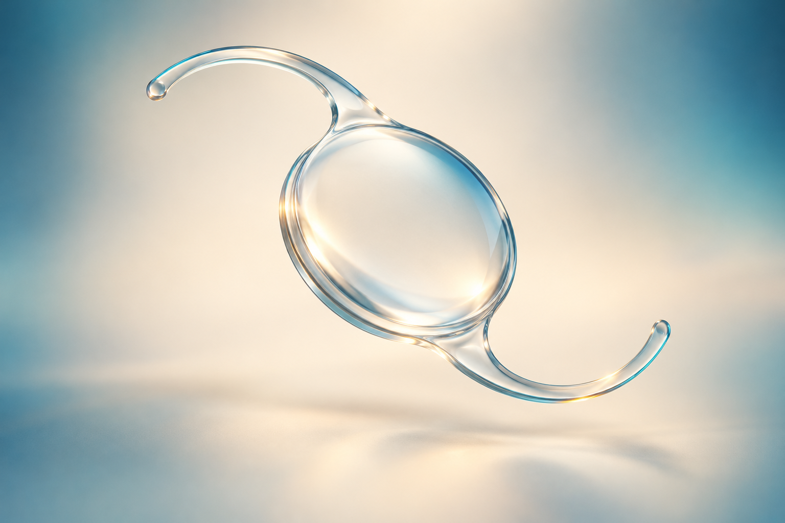 Ilustração de lente intraocular